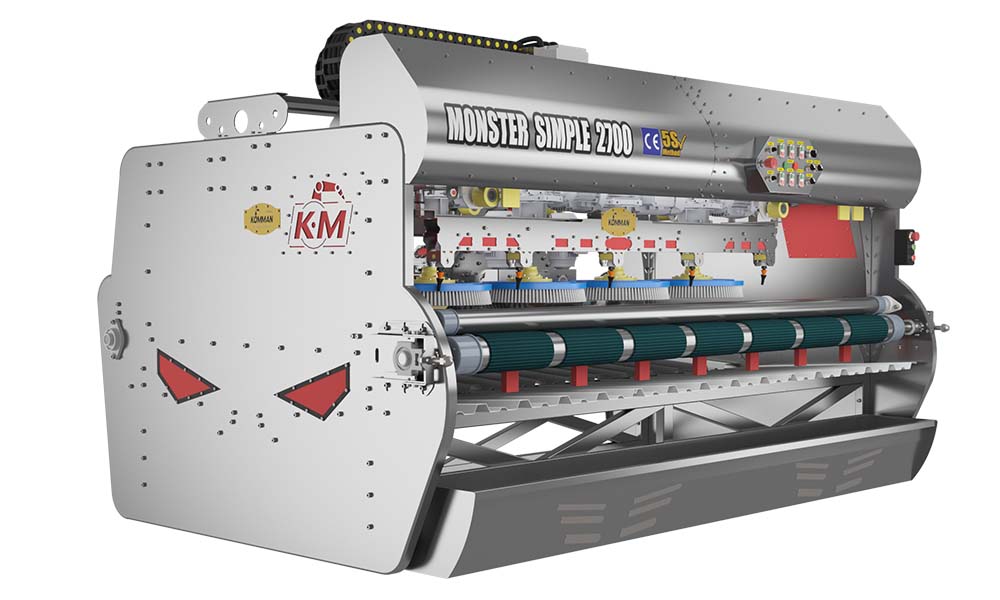 ماكينة غسيل سجاد / بساط أوتوماتيكية بالكامل (Monster Simple Power 2700 الكروم)