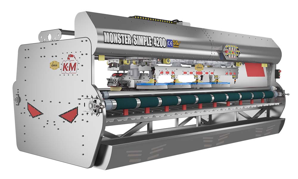ماكينة غسيل سجاد / بساط أوتوماتيكية بالكامل (Monster Simple Power 4200 الكروم)